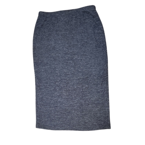 MODA HEATHER GRAY MIDI SKIRT SZ MEDIUM NWT - Picture 2 of 2